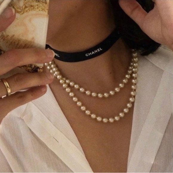 Genuine Chanel Ribbon 100% authentic ONE YARD Black - Picture 7 of 13